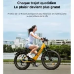 Vélo électrique ENGWE E26 Autonomie 140km Moteur 250W Batterie 48V16Ah Amortisseur avant Pneus snow 26 pouces – Image 3