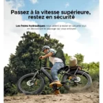 Vélo électrique ENGWE E26 Autonomie 140km Moteur 250W Batterie 48V16Ah Amortisseur avant Pneus snow 26 pouces – Image 2