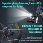 Colorway Vélo Électrique 26", VTT Ville, Batterie Lithium amovible 36V12Ah – Image 2